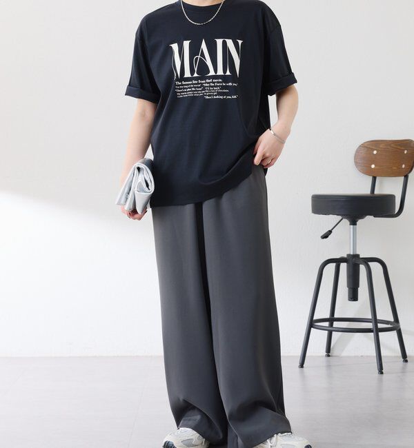  「オーバーロゴTシャツ」|Tシャツ・カットソー|