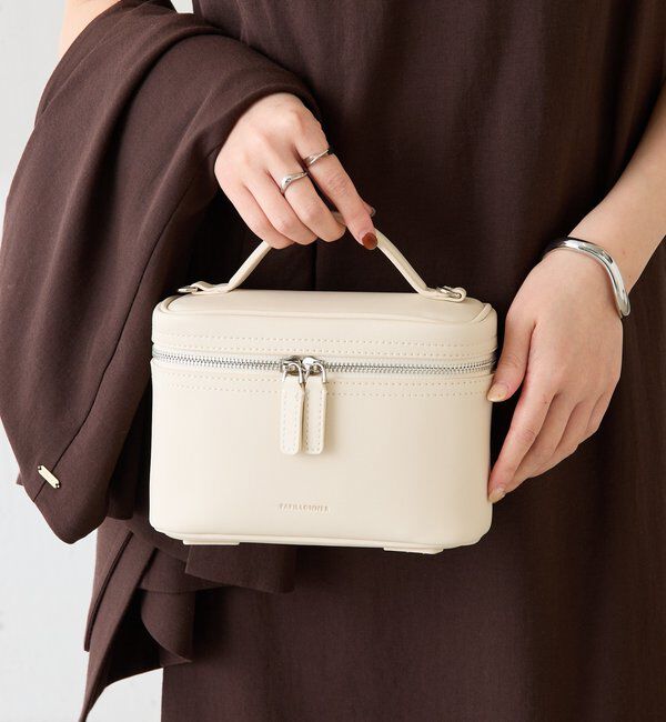 「【PAPILLONNER/パピヨネ】ミラー付きミニバニティバッグ/セレモニー」|トートバッグ|