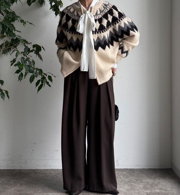  「【累計販売数3万枚突破/22色４サイズ展開！】タックワイドパンツ」|チノ|