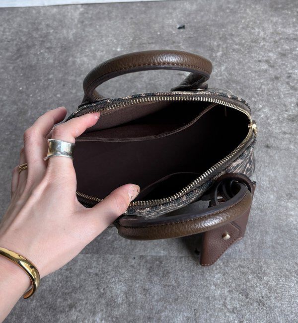  「ポーチ付シェル型ボストン」|トートバッグ|