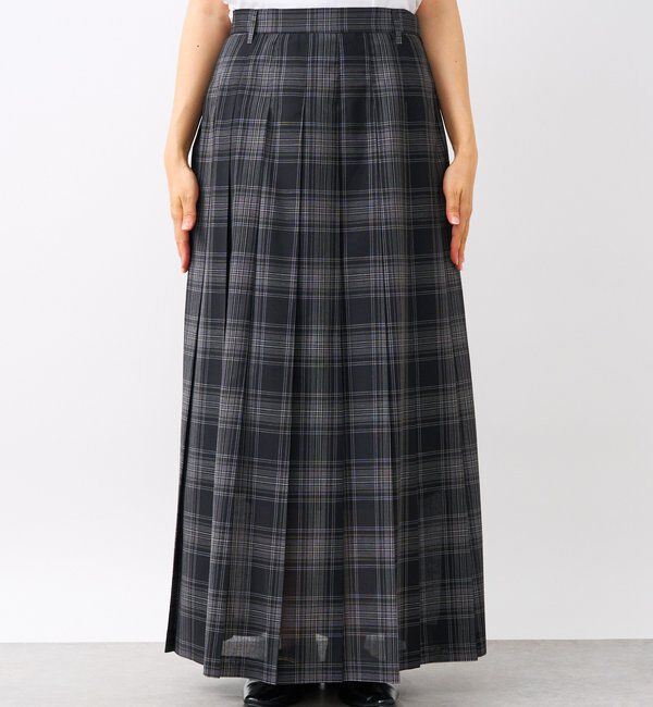  「シアーチェックプリーツスカート」|スカート|