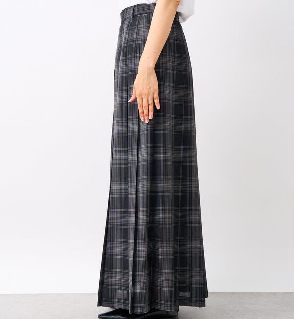  「シアーチェックプリーツスカート」|スカート|
