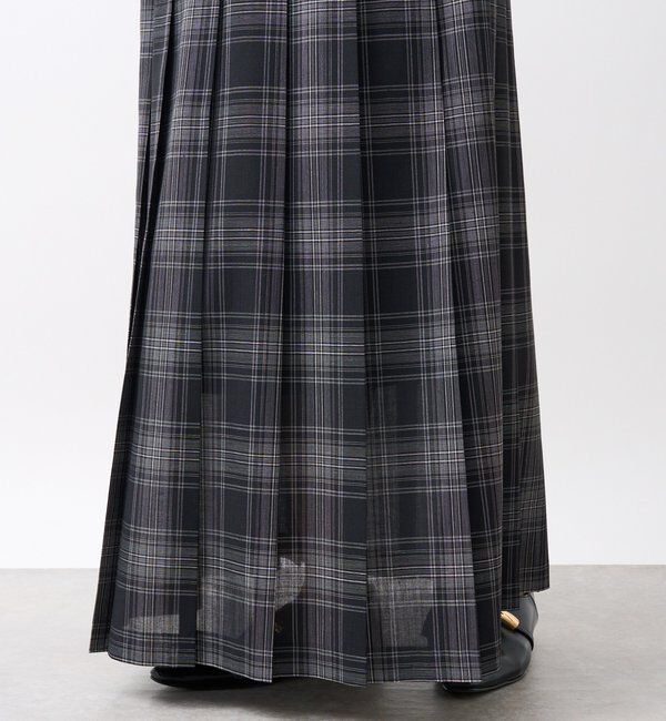  「シアーチェックプリーツスカート」|スカート|