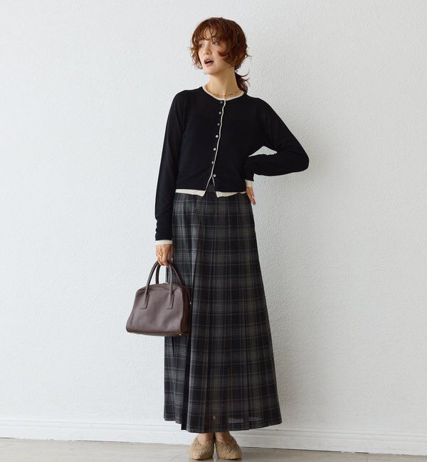  「シアーチェックプリーツスカート」|スカート|