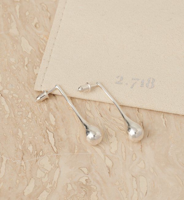  「【2.718】ロングドロップピアス」|リング|