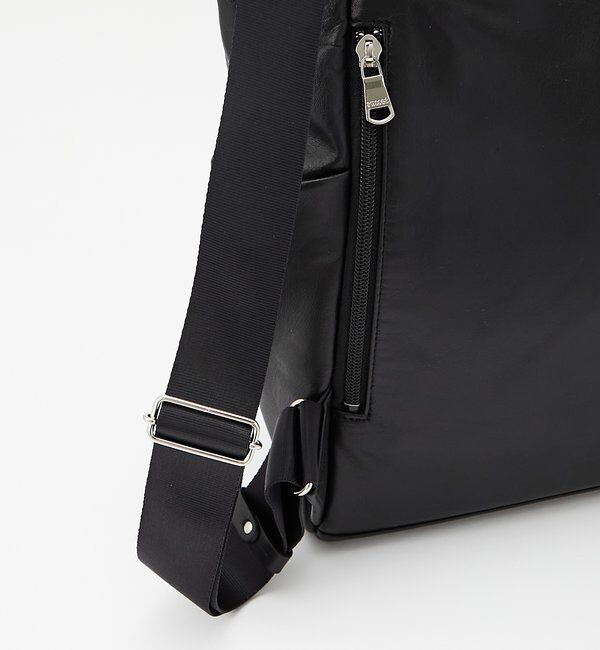  「レザー2ハンドルリュックサック」|リュック|