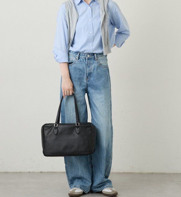  「レザーボストンバッグ」|ボストンバッグ|