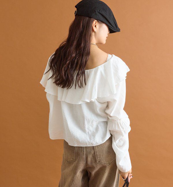  「ラッフルボレロブラウス」|シャツ・ブラウス|