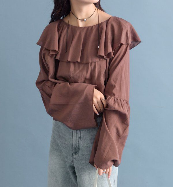  「ラッフルボレロブラウス」|シャツ・ブラウス|