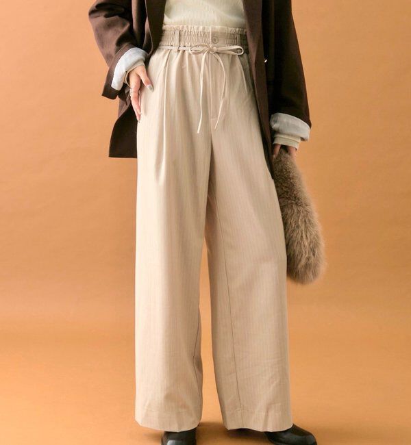  「Wベルトパンツ」|チノ|