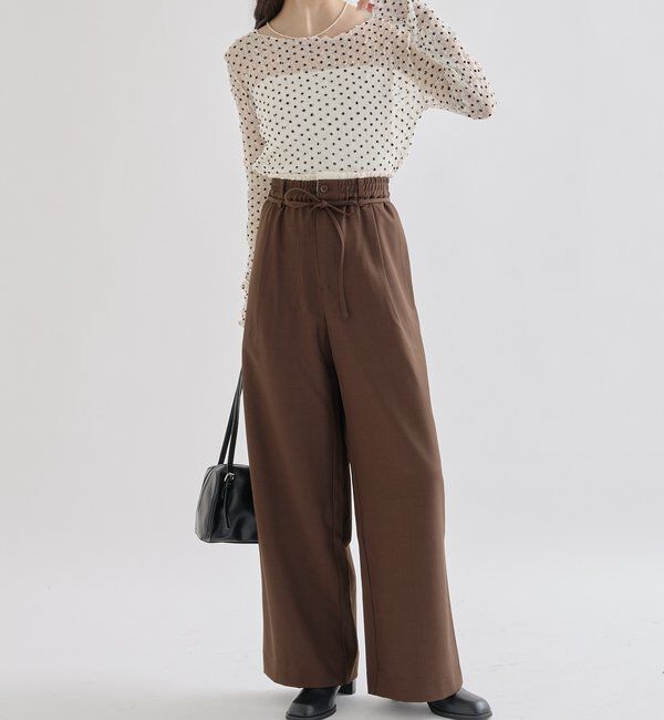  「Wベルトパンツ」|チノ|