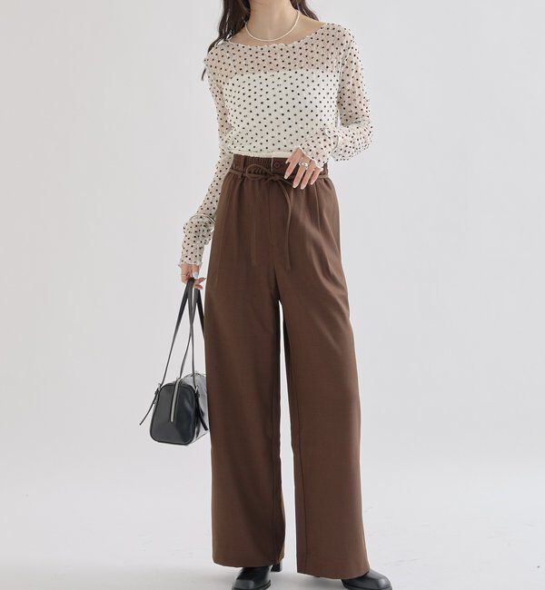  「Wベルトパンツ」|チノ|