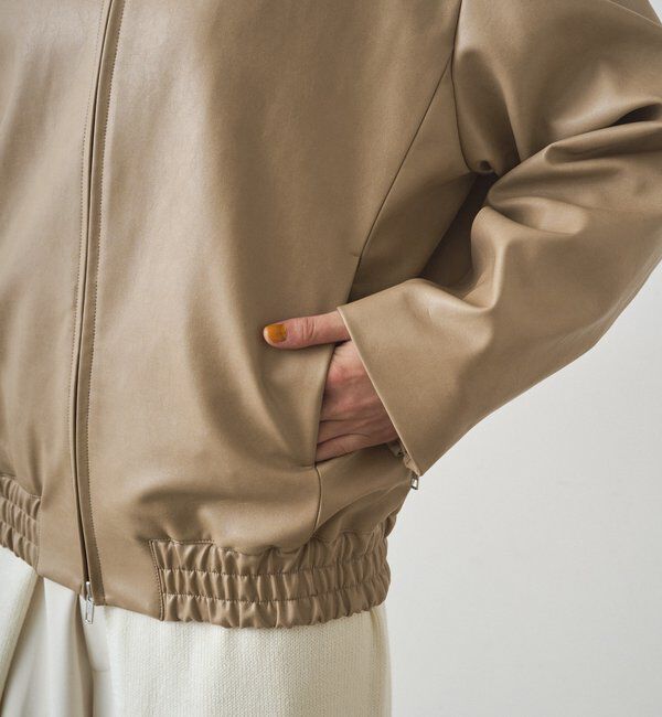  「フェイクレザージャケット」|ベスト・ジレ|