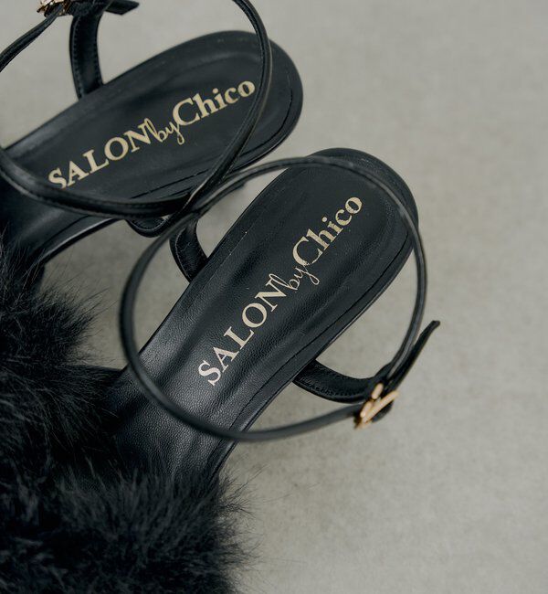  「【SALON by Chico】ファーデザインパンプス」|パンプス|