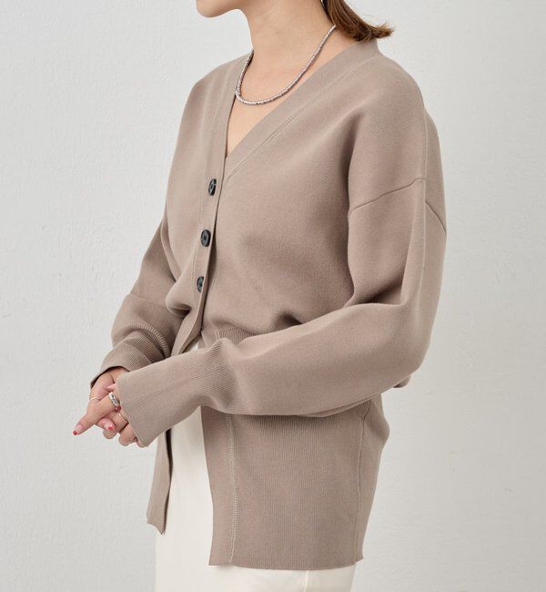  「スムースシェイプカーディガン」|カーディガン|