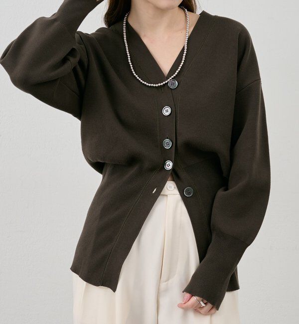  「スムースシェイプカーディガン」|カーディガン|