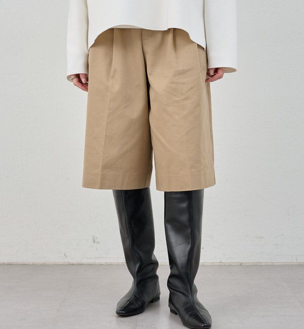  「ハーフチノパンツ」|その他|ベージュ