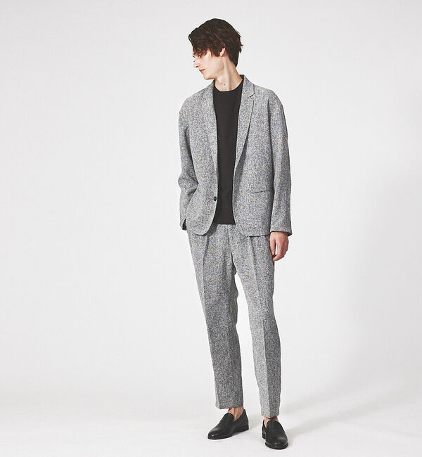 ABAHOUSE「【セットアップ対応】ツイード風 サマースラックス」|スラックス|