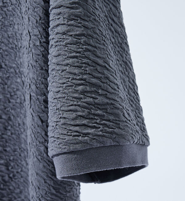 ABAHOUSE「【セットアップ対応】ウェーブリンクル　フクレジャガード ポロシャツ/ オーバーサ」|ポロシャツ|