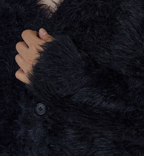 ABAHOUSE「【AH ABAHOUSE】ロングシャギー ニットカーディガン」|カーディガン|