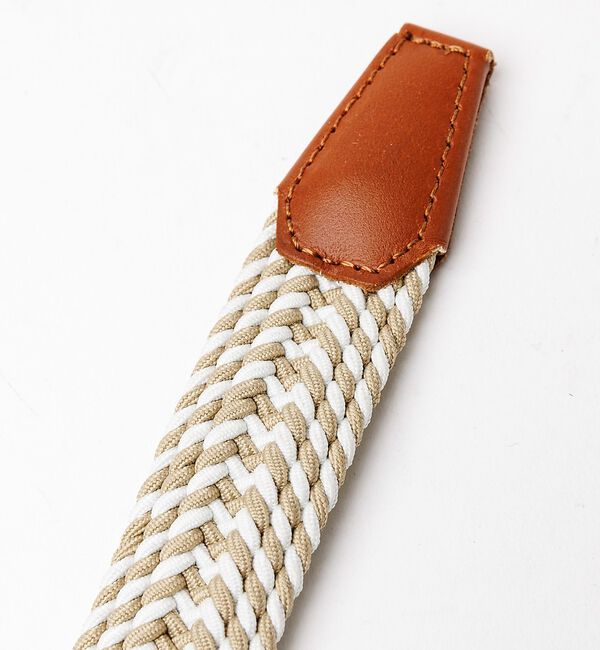 ABAHOUSE「【ABAHOUSE　les essentiels】　　カラーミックスゴムメッシュ」|ベルト|