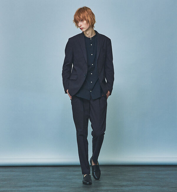 alfredoBANNISTER「【ソフトレザー】カウンターレス ゴア スリッポン」|ローファー|