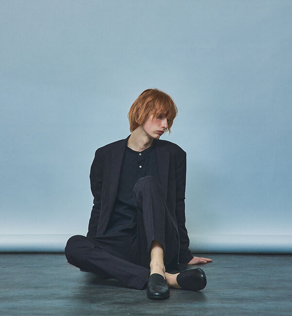 alfredoBANNISTER「【ソフトレザー】カウンターレス ゴア スリッポン」|ローファー|