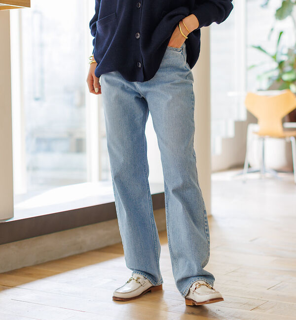 Rouge vif「【RED CARD/レッドカード】One-Day ルーズストレート デニム」|デニム|