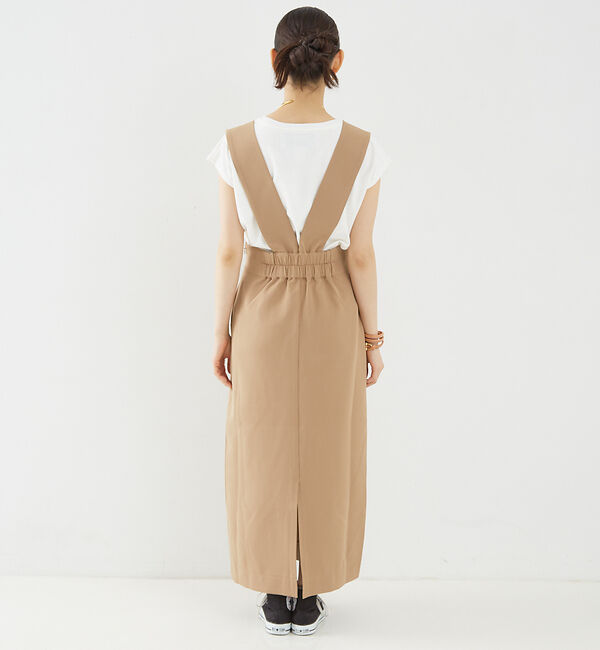 Rouge vif「【一部店舗限定】ストレッチサスペンダージャンパースカート」|スカート|