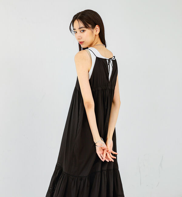 qualite「ハシゴレースキャミワンピース」|ワンピース|