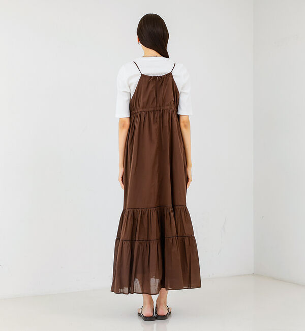 qualite「ハシゴレースキャミワンピース」|ワンピース|