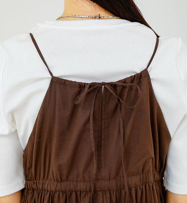 qualite「ハシゴレースキャミワンピース」|ワンピース|