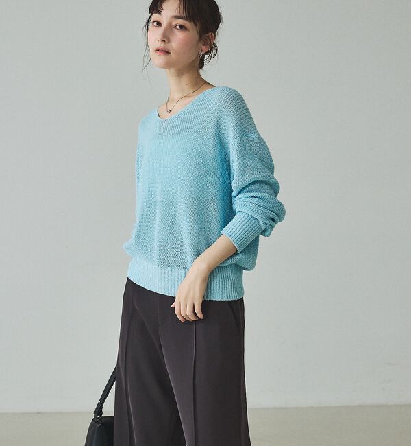 qualite「ミックスカラードライコットンニット【予約】」|その他|