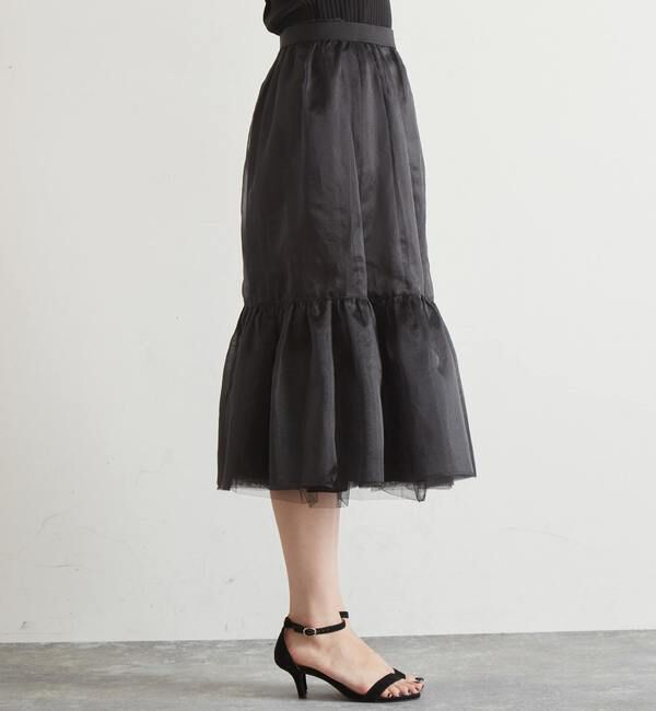 Liesse「オーガンザティアードスカート」|スカート|