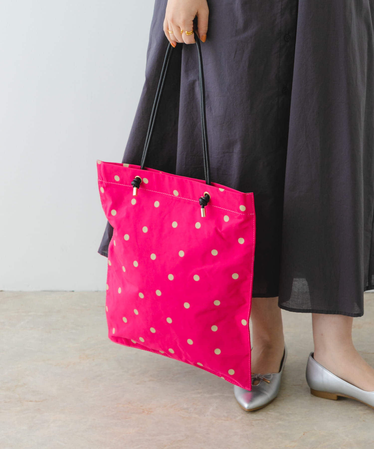 RODE SKO「ドット柄サブバッグ」|トートバッグ|