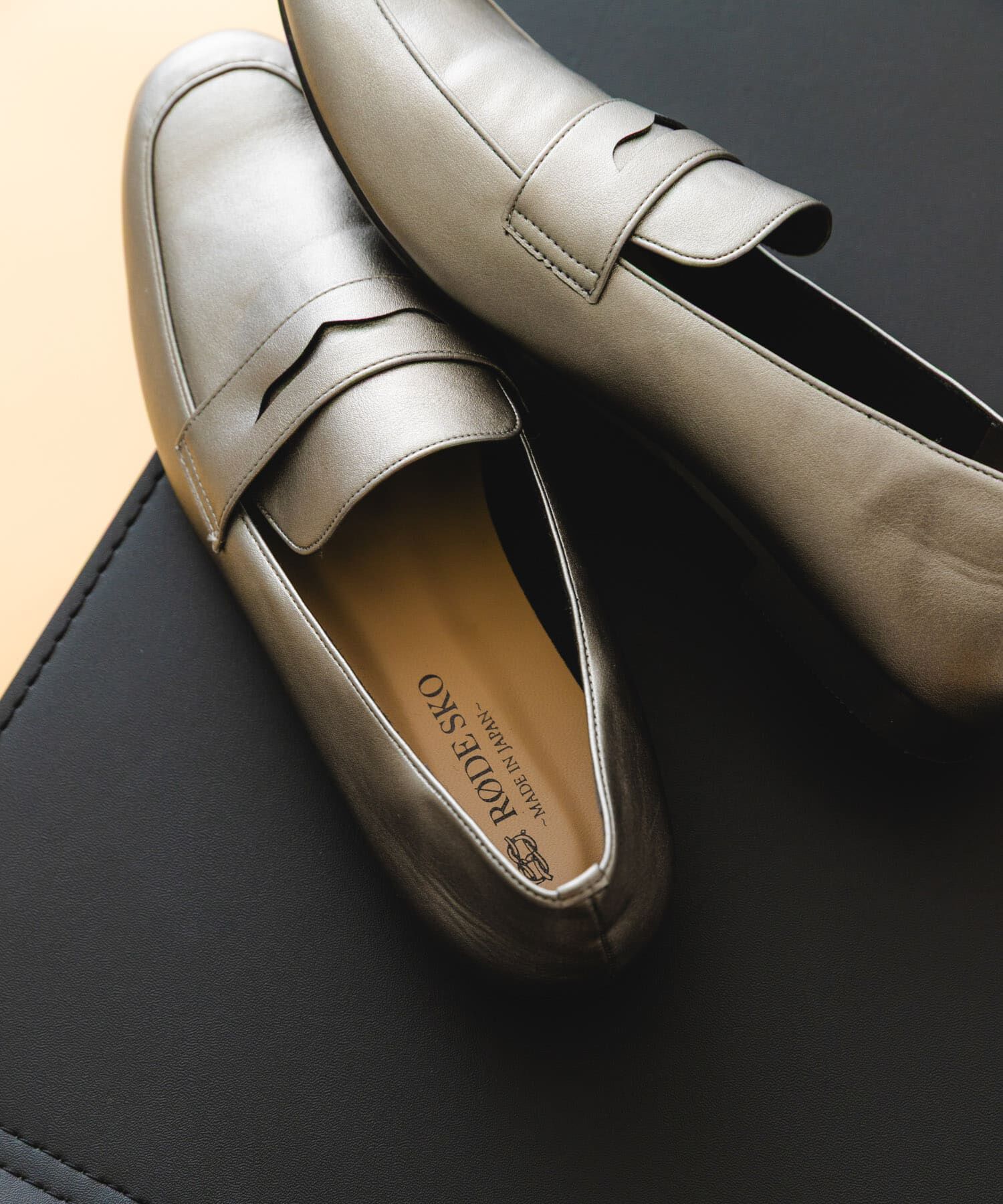 RODE SKO「『MADE IN JAPAN』ソフトコインローファー」|ローファー|シルバー系その他