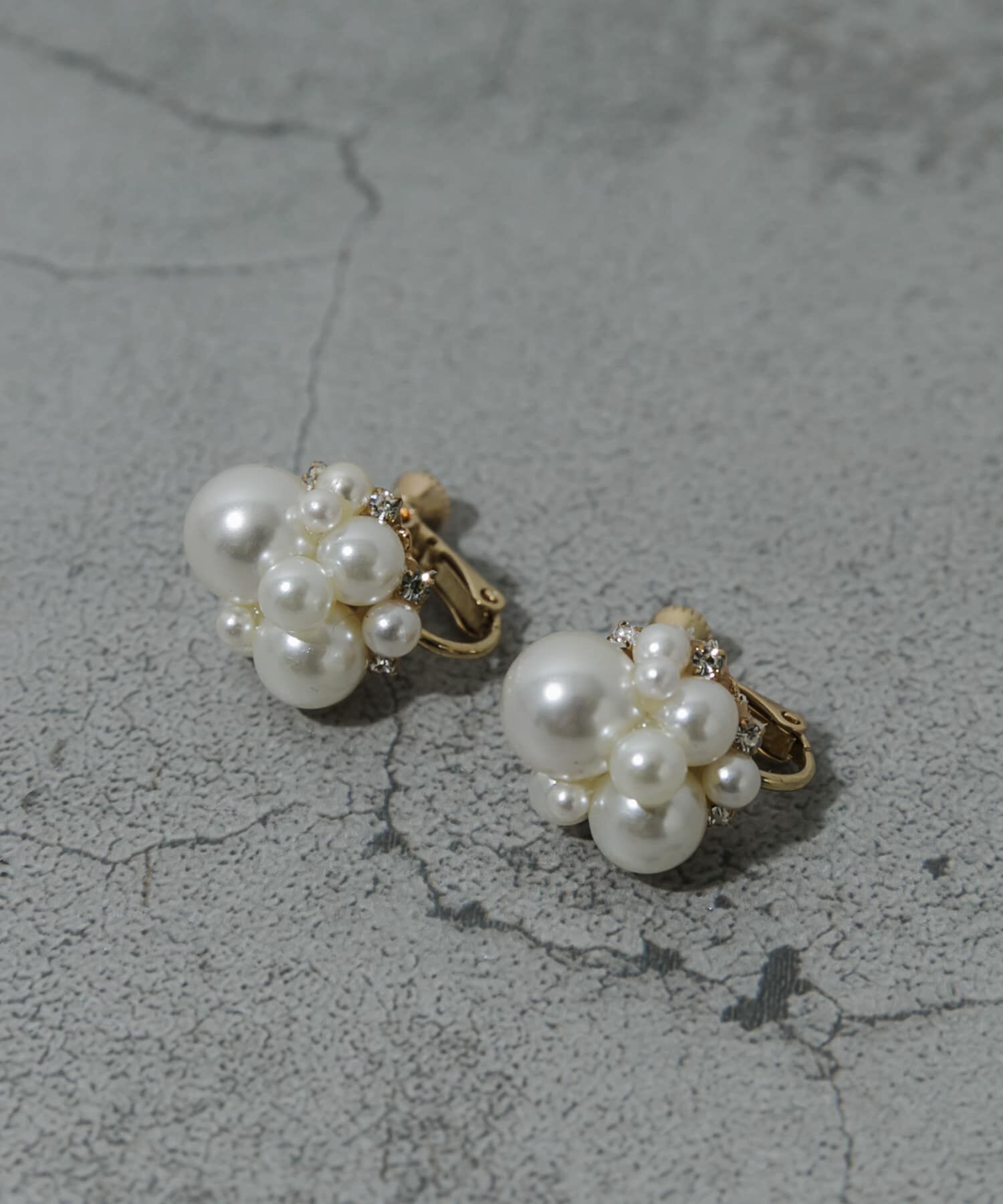 SMELLY「ミックスミニパールイヤリング」|イヤリング|