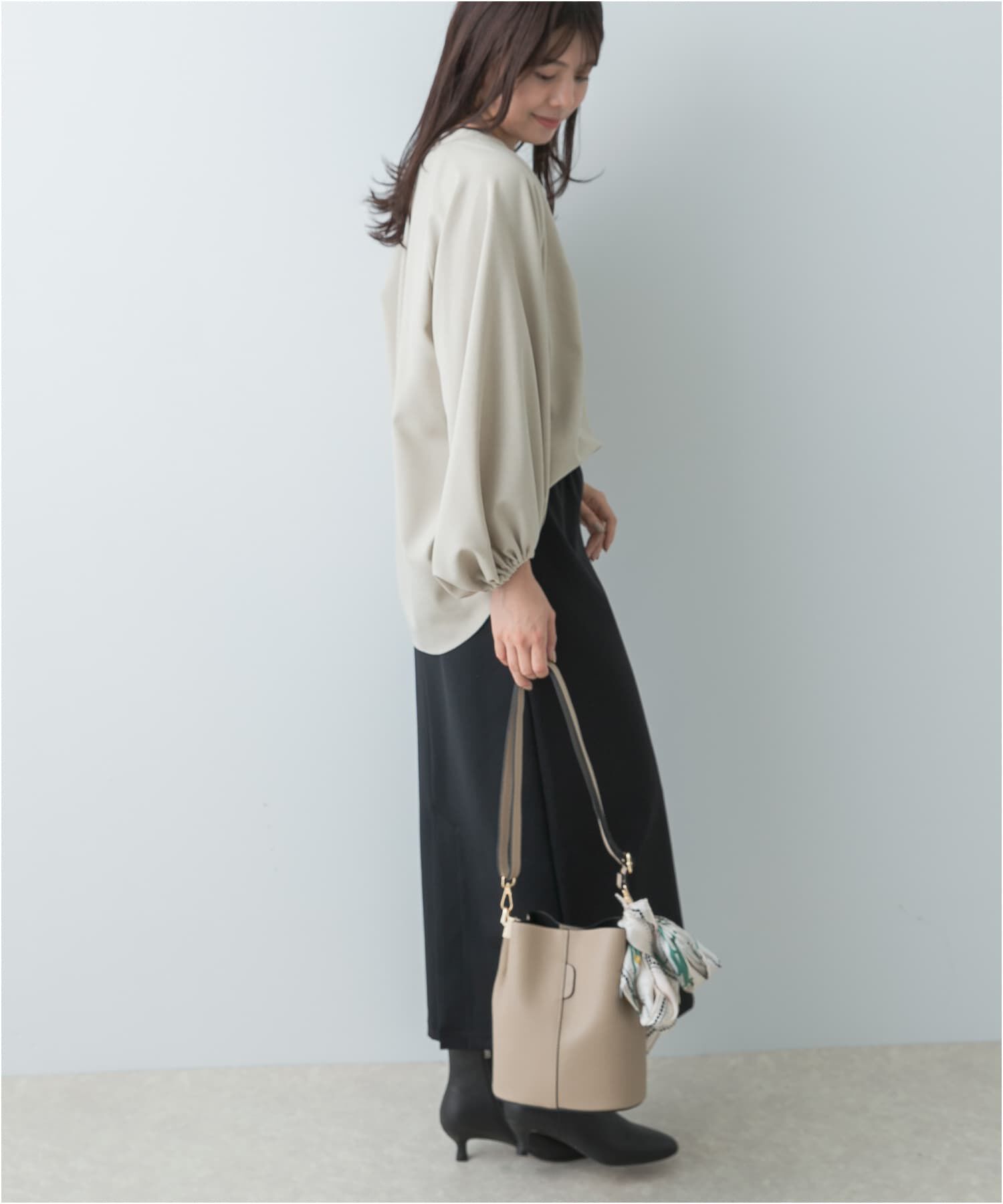 URBAN RESEARCH ROSSO「F by ROSSO　イージーケアバルーンスリーブブラウス」|シャツ・ブラウス|