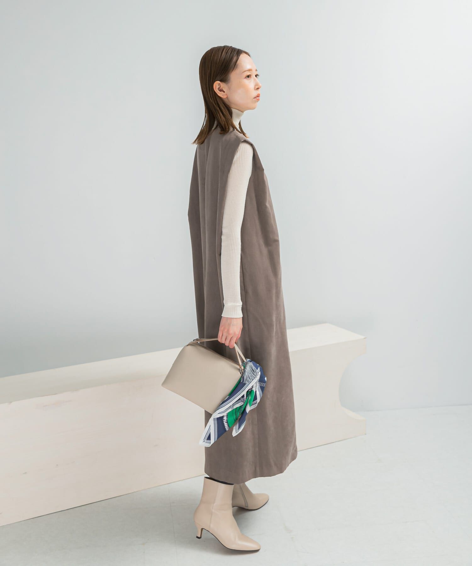 URBAN RESEARCH ROSSO「フロントファスナーレイヤードワンピース」|ワンピース|