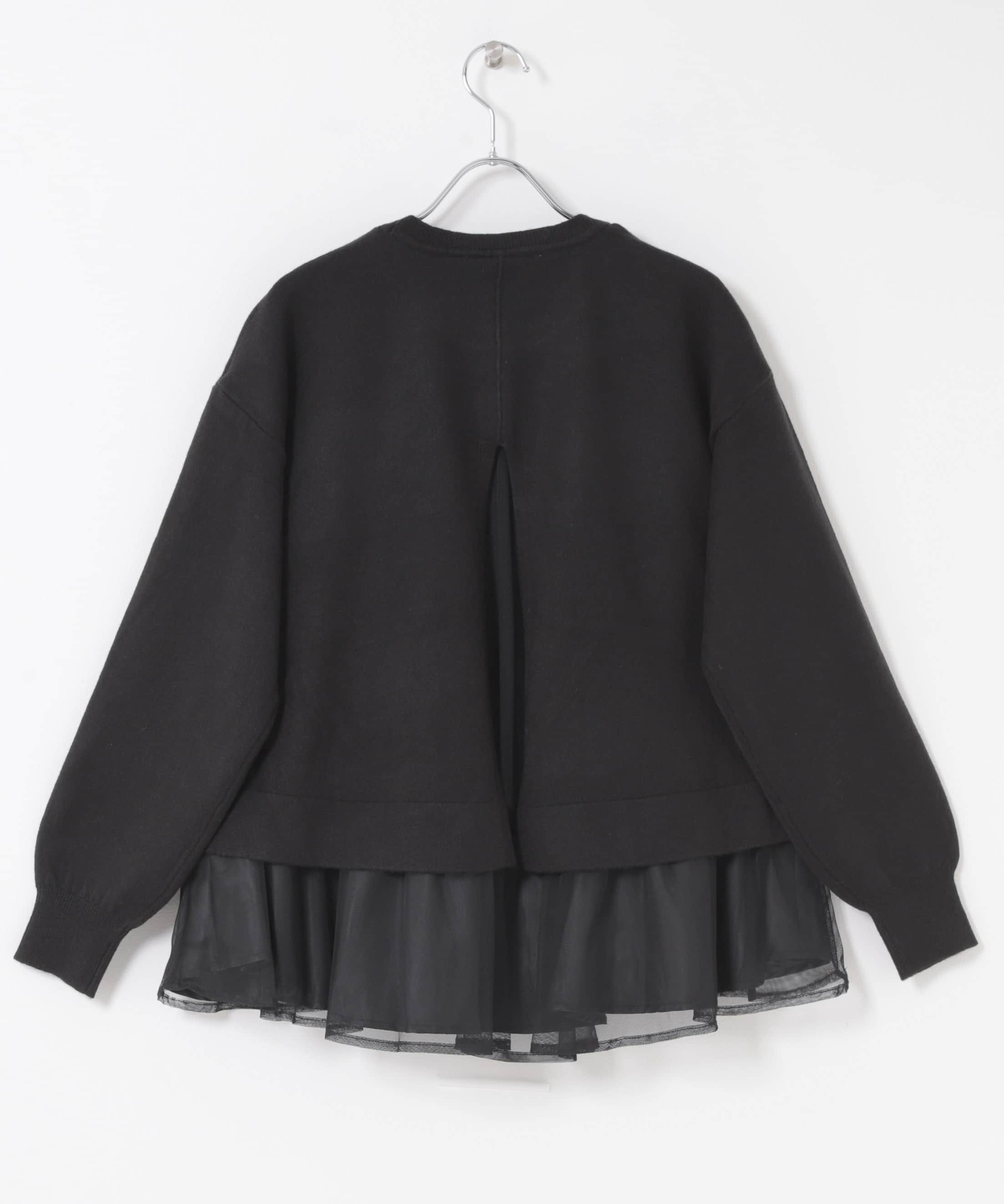 URBAN RESEARCH ROSSO「Torrazzo Donna　Knit Tulle Tops」|ニット・セーター|