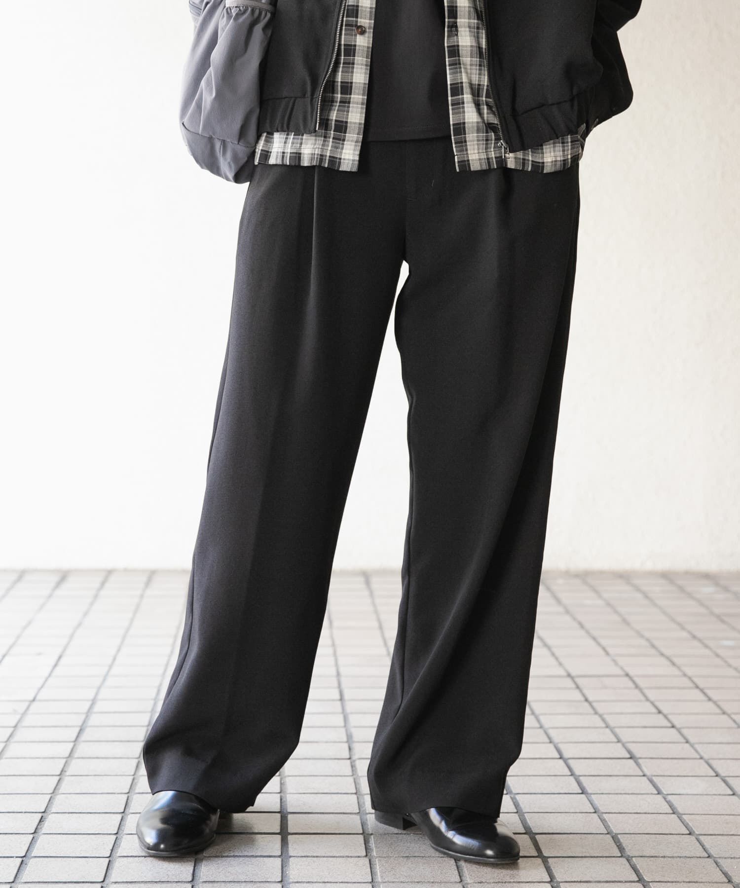 SENSE OF PLACE by URBAN RESEARCH「『UR TECH DRYLUXE』 リネンライクワイドパンツ」|その他|