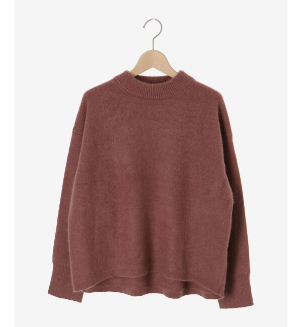  「モックネックチャイニーズラクーンプルオーバー」|ニット・セーター|