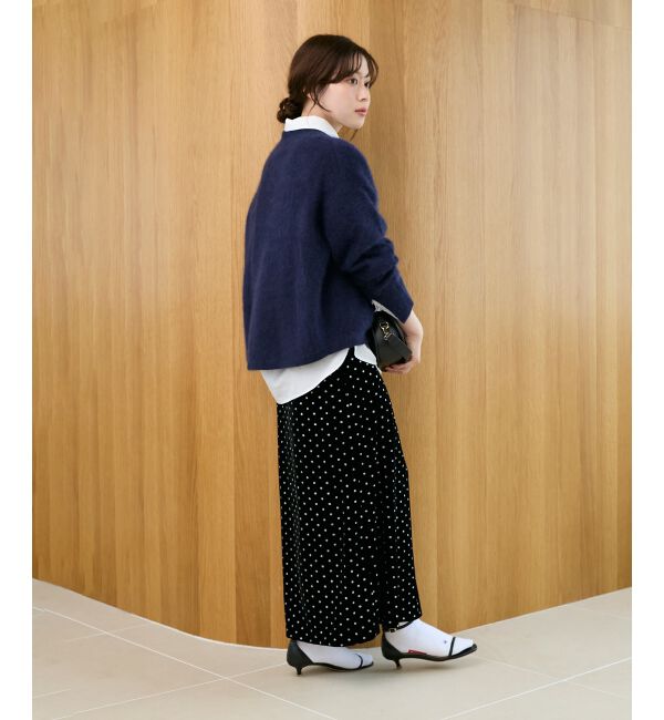  「モックネックチャイニーズラクーンプルオーバー」|ニット・セーター|