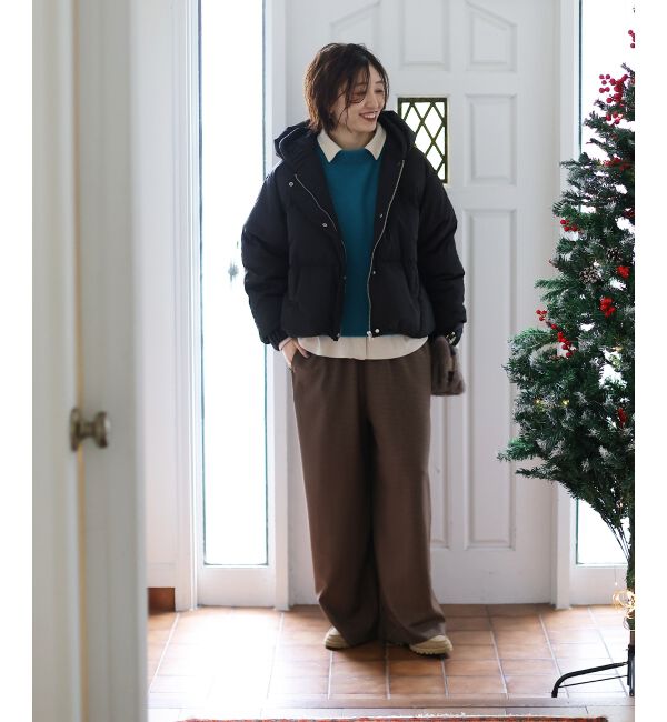  「モックネックチャイニーズラクーンプルオーバー」|ニット・セーター|