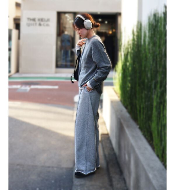  「モックネックチャイニーズラクーンプルオーバー」|ニット・セーター|