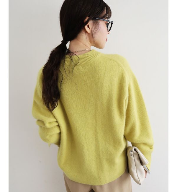  「モックネックチャイニーズラクーンプルオーバー」|ニット・セーター|