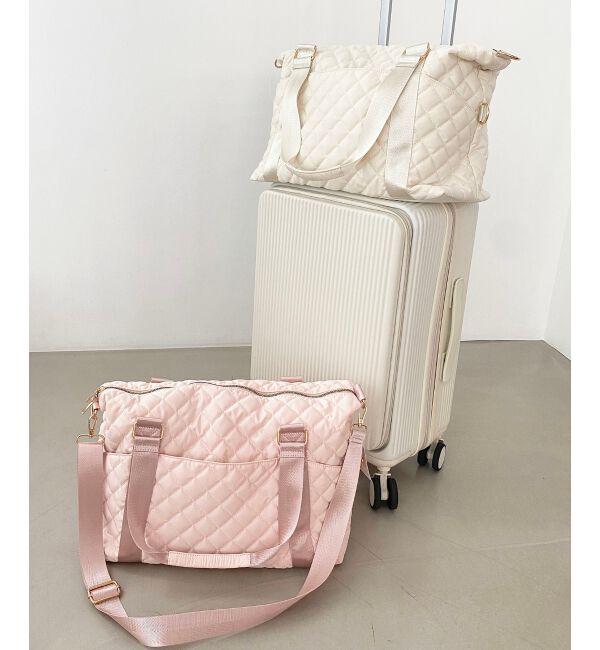  「◇キルティングトラベルボストン」|ボストンバッグ|