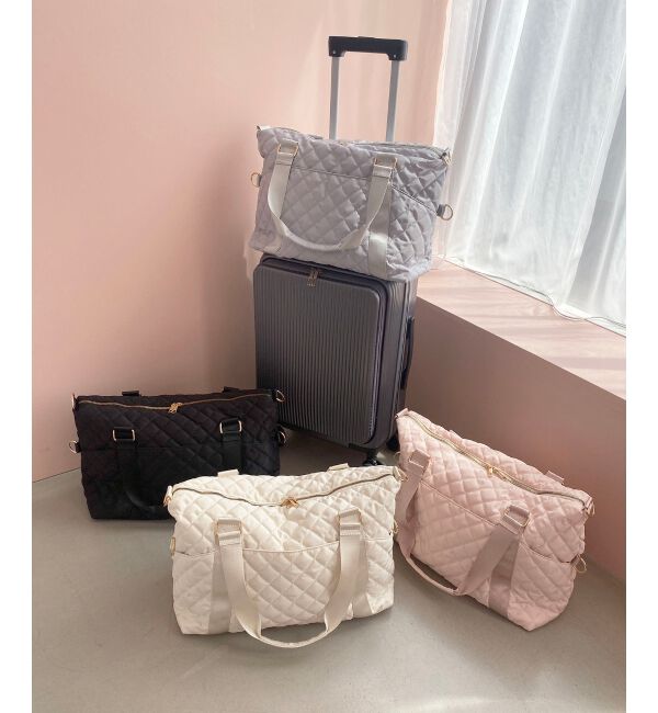  「◇キルティングトラベルボストン」|ボストンバッグ|