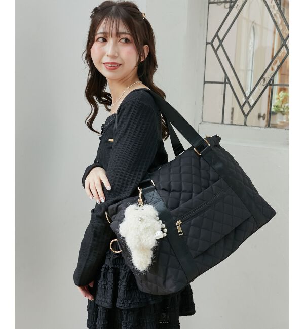  「◇キルティングトラベルボストン」|ボストンバッグ|