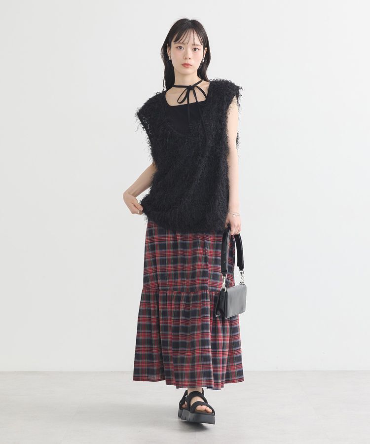 earth music&ecology「クリンクルスカート」|フレア|